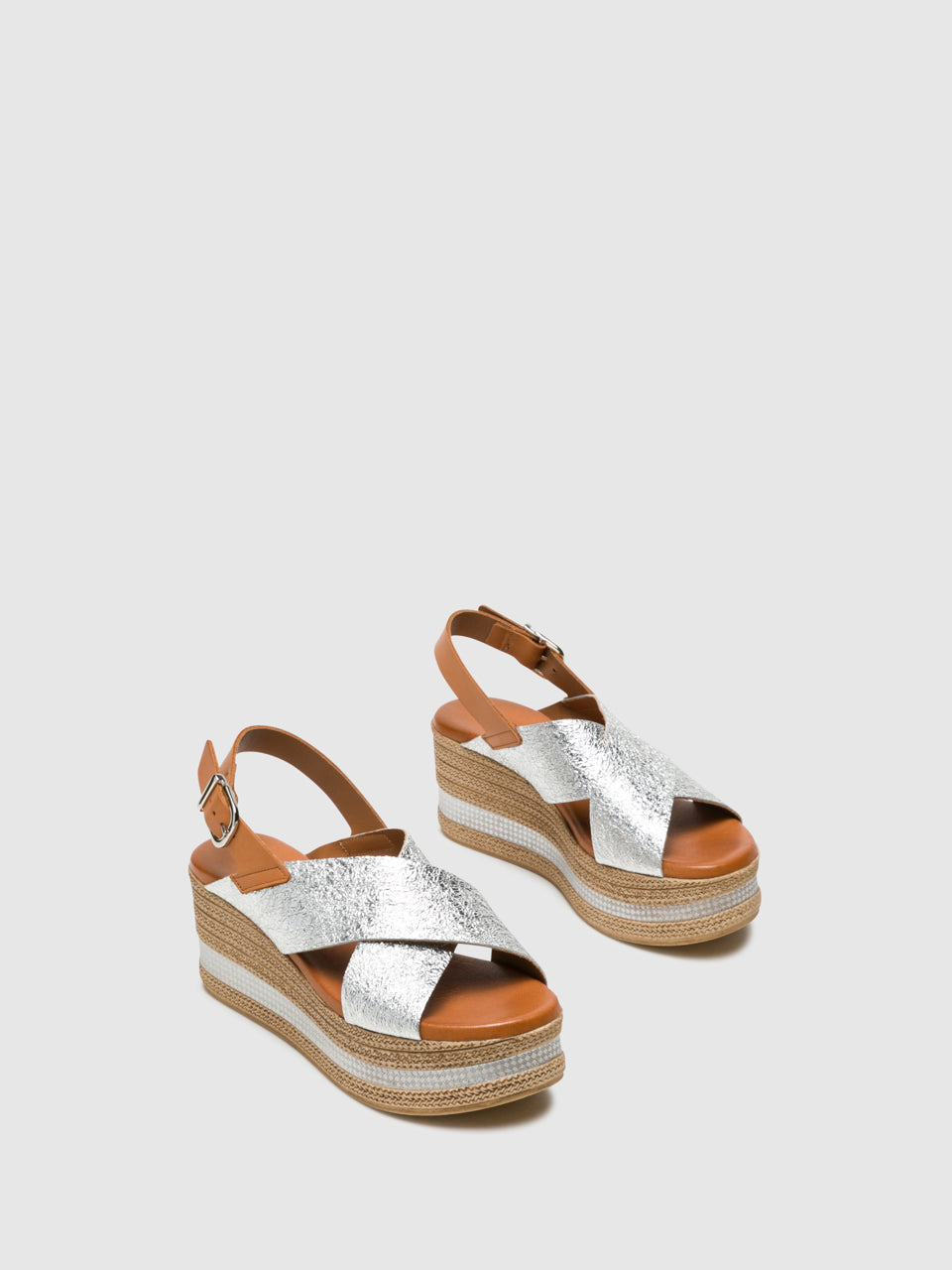 Foreva Silver Buckle Sandals